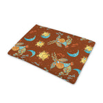 Cute Cartoon Capricorn Pattern Print Pet Cooling Mat Cover