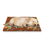 Cute Cartoon Capricorn Pattern Print Pet Cooling Mat Cover