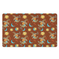 Cute Cartoon Capricorn Pattern Print Polyester Doormat