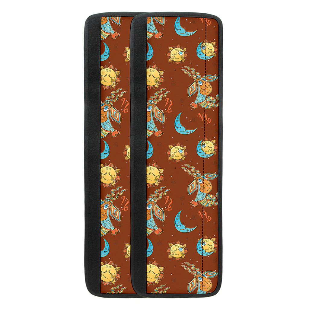Cute Cartoon Capricorn Pattern Print Refrigerator Handle Covers