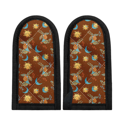 Cute Cartoon Capricorn Pattern Print Skillet Handle Cover