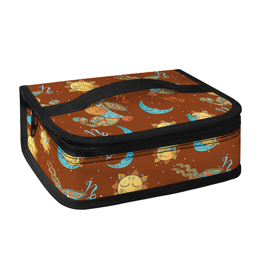 Cute Cartoon Capricorn Pattern Print Small Lunch Bag