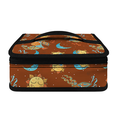 Cute Cartoon Capricorn Pattern Print Small Lunch Bag