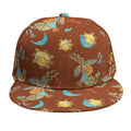 Cute Cartoon Capricorn Pattern Print Snapback Cap