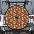 Cute Cartoon Capricorn Pattern Print Tire Cover With Camera Hole