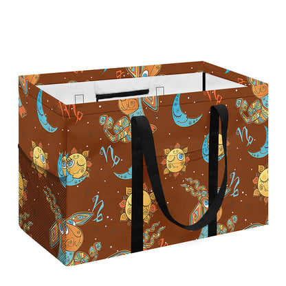 Cute Cartoon Capricorn Pattern Print Utility Tote Bag