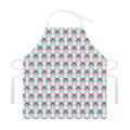 Cute Cartoon Donkey Pattern Print Adjustable Apron