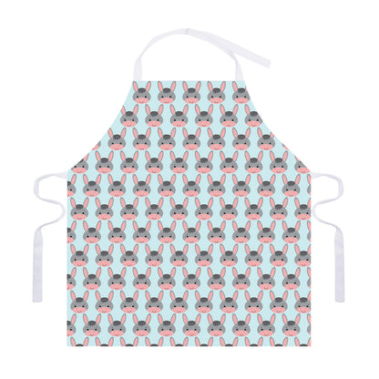 Cute Cartoon Donkey Pattern Print Adjustable Apron