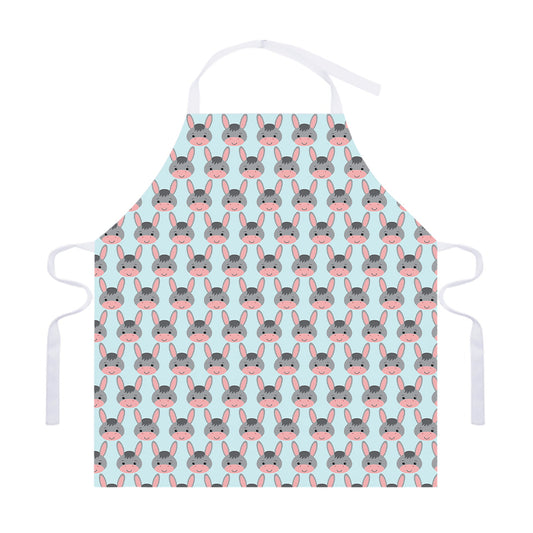 Cute Cartoon Donkey Pattern Print Adjustable Apron