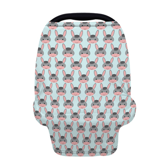 Cute Cartoon Donkey Pattern Print Baby Seat Cover
