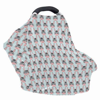 Cute Cartoon Donkey Pattern Print Baby Seat Cover