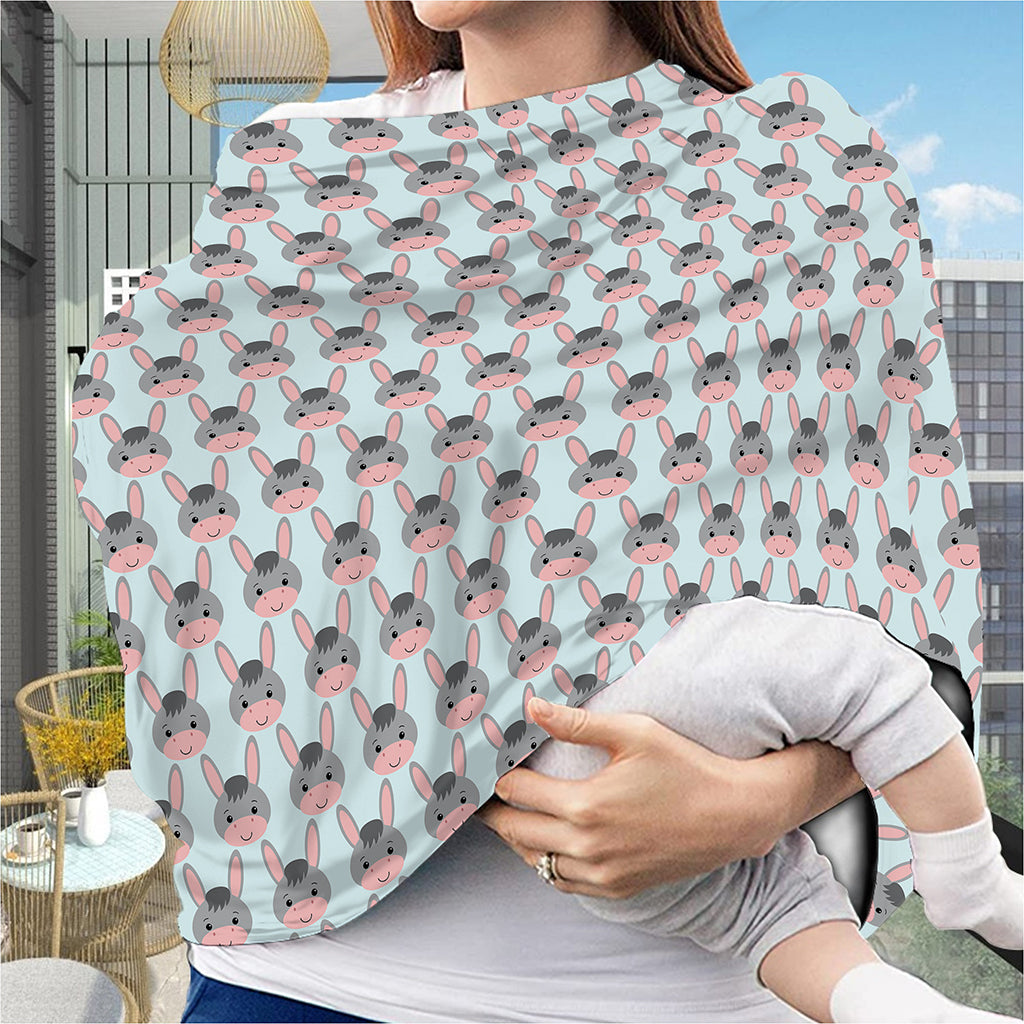 Cute Cartoon Donkey Pattern Print Baby Seat Cover