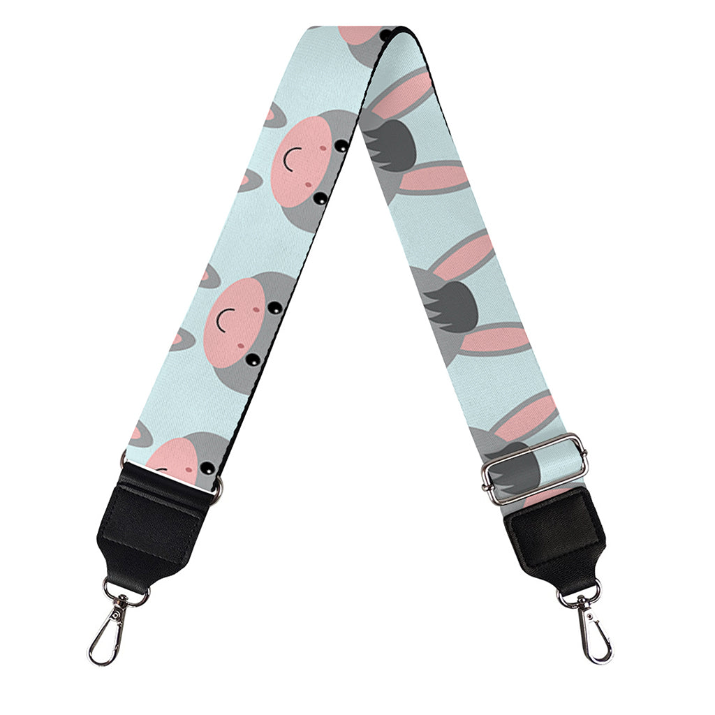 Cute Cartoon Donkey Pattern Print Bag Strap