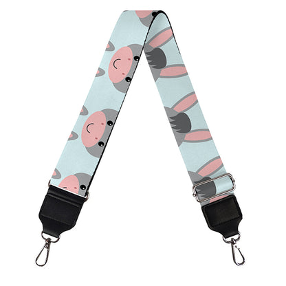 Cute Cartoon Donkey Pattern Print Bag Strap