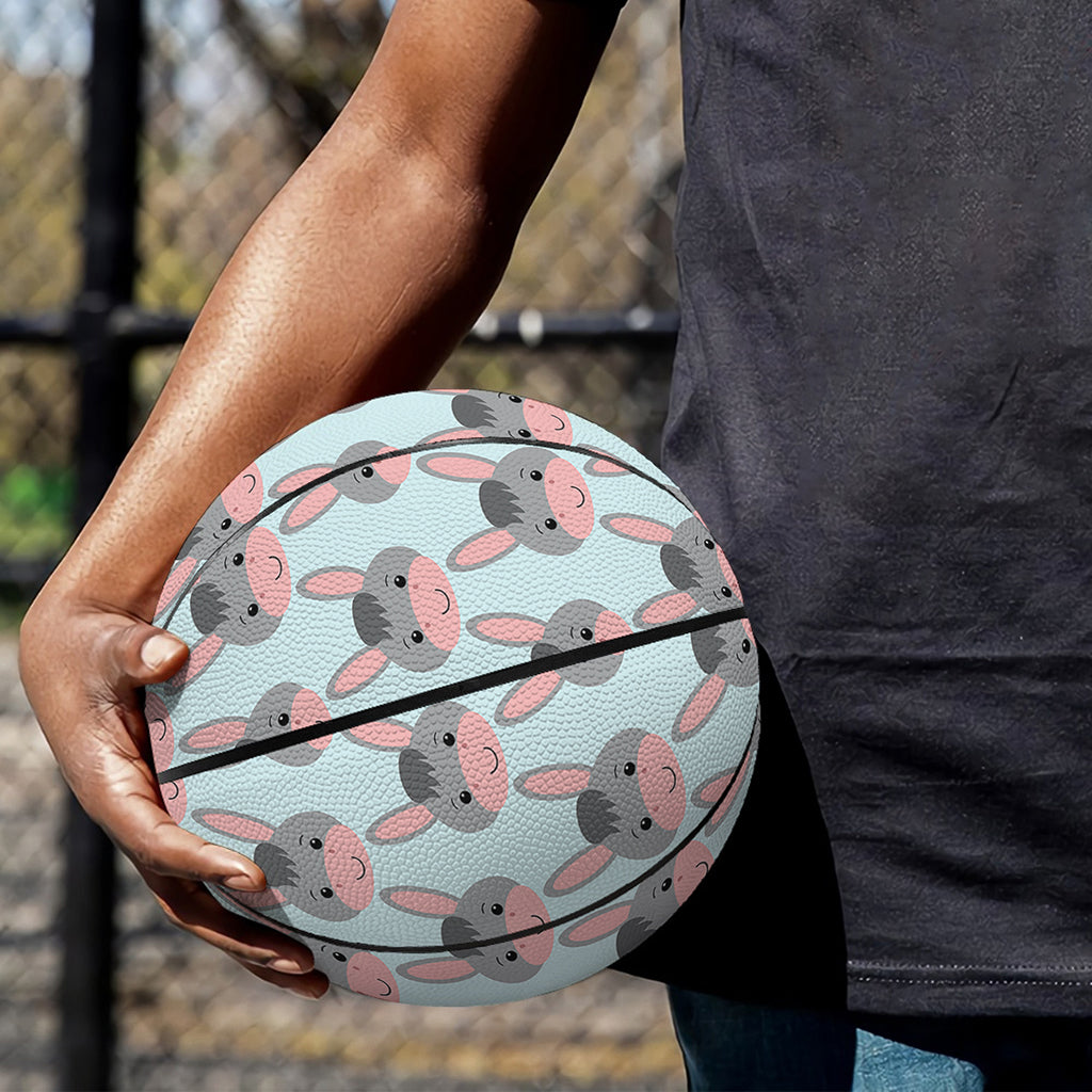 Cute Cartoon Donkey Pattern Print Basketball
