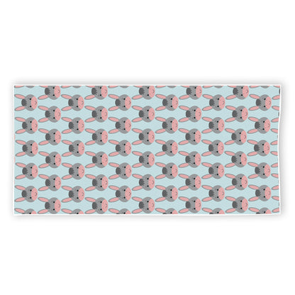 Cute Cartoon Donkey Pattern Print Beach Towel