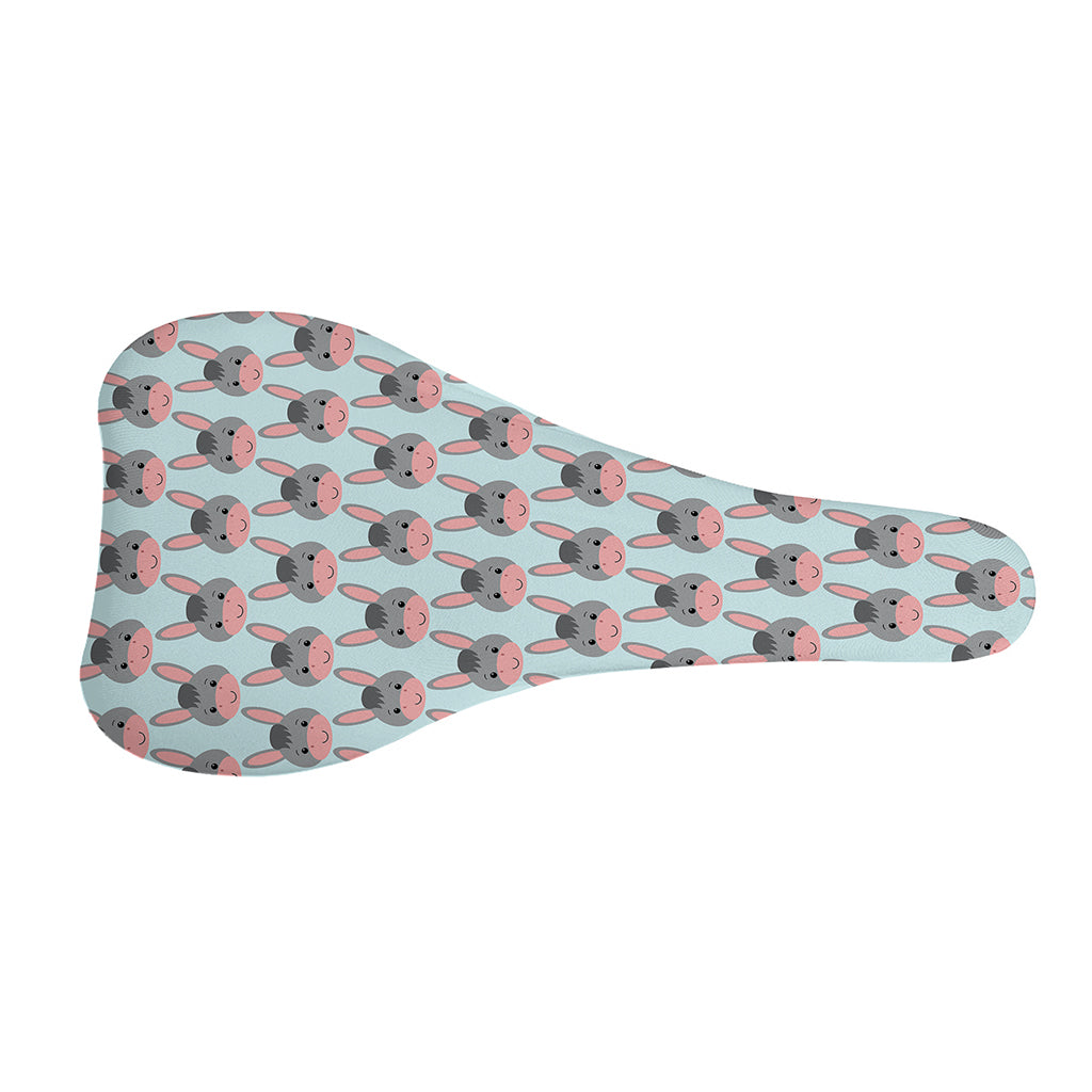 Cute Cartoon Donkey Pattern Print Bicycle Seat Cover