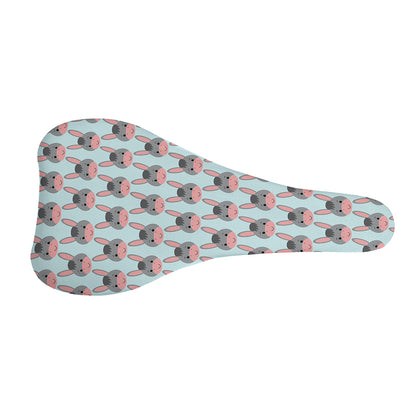 Cute Cartoon Donkey Pattern Print Bicycle Seat Cover
