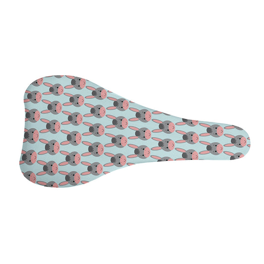 Cute Cartoon Donkey Pattern Print Bicycle Seat Cover