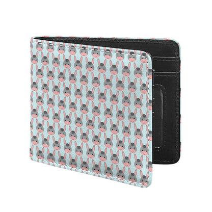 Cute Cartoon Donkey Pattern Print Bifold Wallet