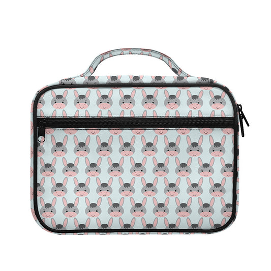 Cute Cartoon Donkey Pattern Print Briefcase Bible Bag