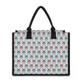 Cute Cartoon Donkey Pattern Print Canvas Tote Bag