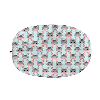 Cute Cartoon Donkey Pattern Print Car Side Mirror Covers