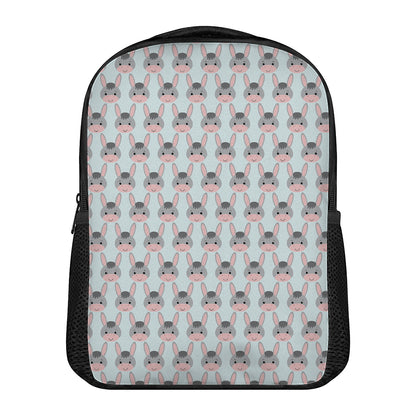 Cute Cartoon Donkey Pattern Print Casual Backpack
