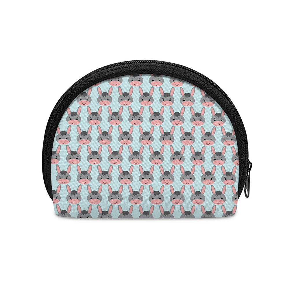 Cute Cartoon Donkey Pattern Print Coin Purse