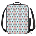 Cute Cartoon Donkey Pattern Print Crossbody Lunch Bag