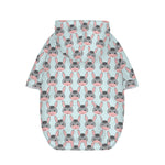 Cute Cartoon Donkey Pattern Print Dog Zip Up Hoodie
