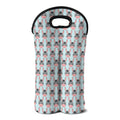 Cute Cartoon Donkey Pattern Print Double Neoprene Wine Tote