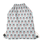 Cute Cartoon Donkey Pattern Print Drawstring Bag