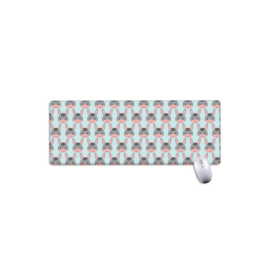Cute Cartoon Donkey Pattern Print Extended Mouse Pad