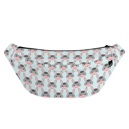 Cute Cartoon Donkey Pattern Print Fanny Pack