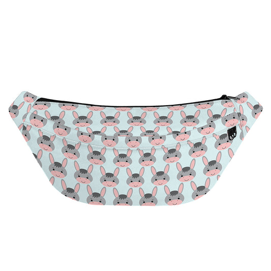 Cute Cartoon Donkey Pattern Print Fanny Pack