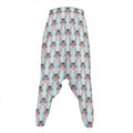 Cute Cartoon Donkey Pattern Print Hammer Pants