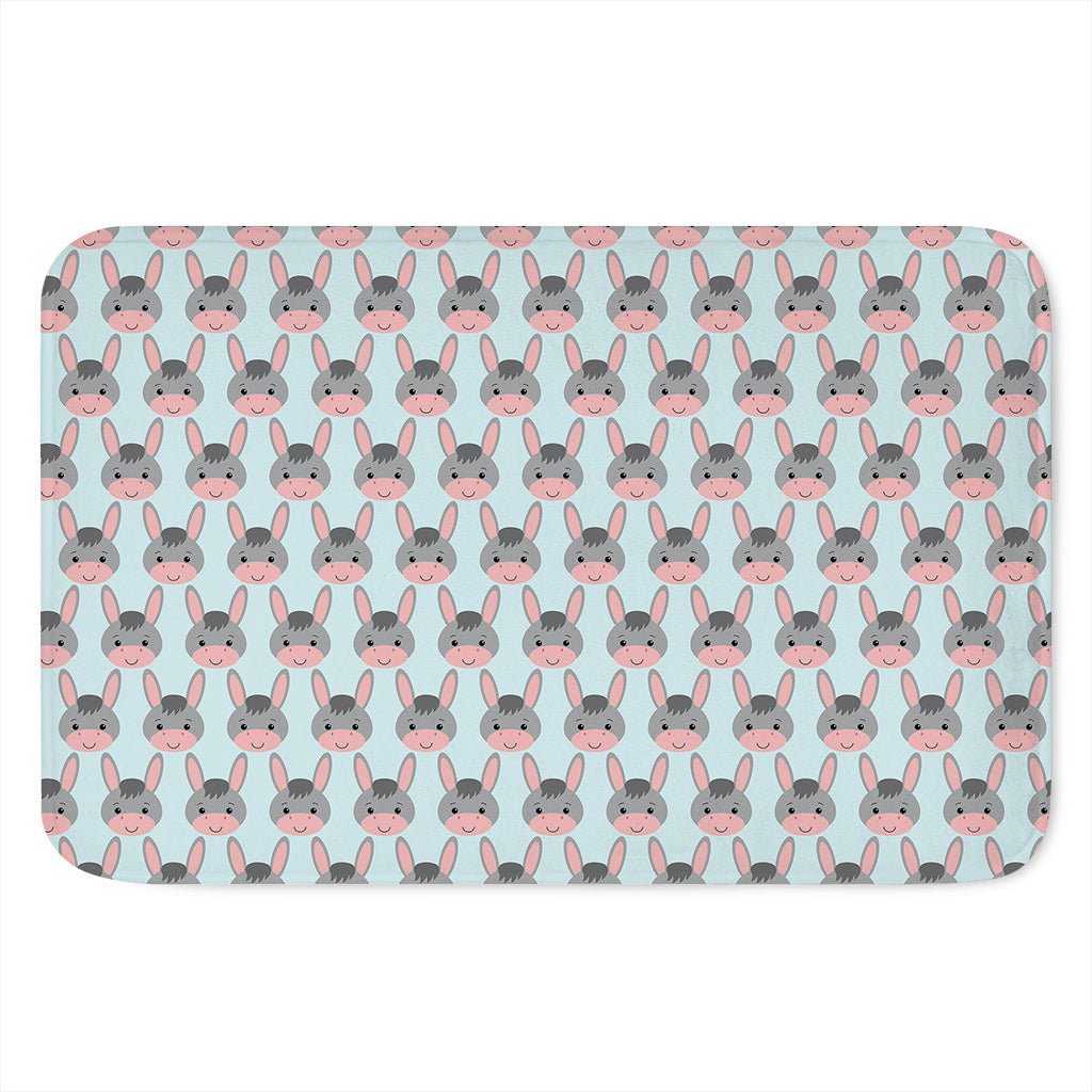 Cute Cartoon Donkey Pattern Print Indoor Door Mat
