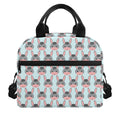Cute Cartoon Donkey Pattern Print Insulated Lunch Bag
