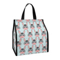 Cute Cartoon Donkey Pattern Print Insulated Lunch Tote