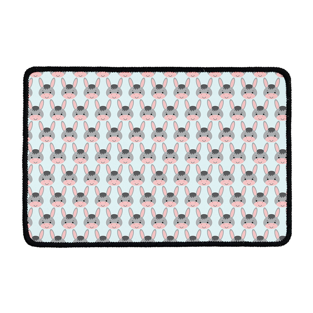 Cute Cartoon Donkey Pattern Print Kitchen Mat