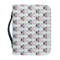 Cute Cartoon Donkey Pattern Print Leather Bible Cover