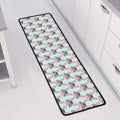Cute Cartoon Donkey Pattern Print Long Kitchen Mat
