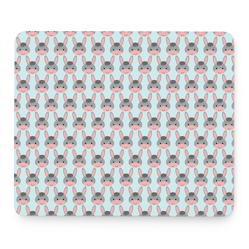 Cute Cartoon Donkey Pattern Print Mouse Pad