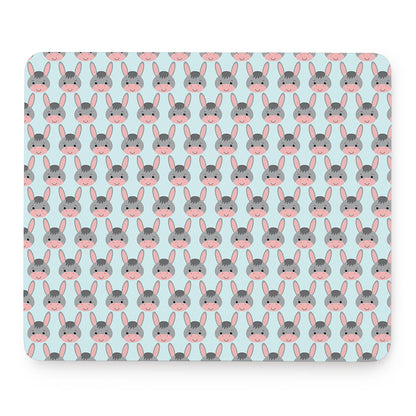 Cute Cartoon Donkey Pattern Print Mouse Pad