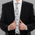 Cute Cartoon Donkey Pattern Print Necktie