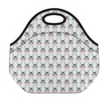 Cute Cartoon Donkey Pattern Print Neoprene Lunch Bag