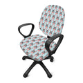 Cute Cartoon Donkey Pattern Print Office Chair Cover