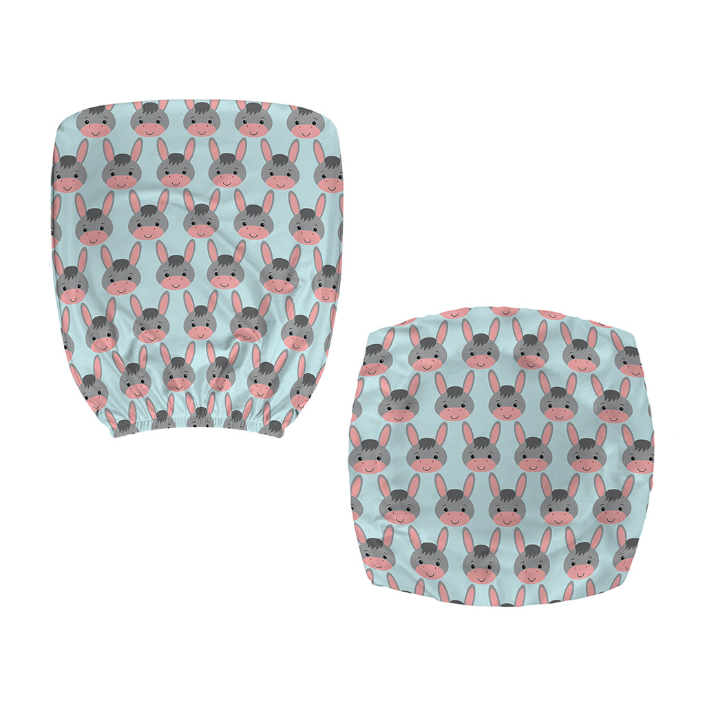Cute Cartoon Donkey Pattern Print Office Chair Cover