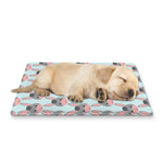 Cute Cartoon Donkey Pattern Print Pet Cooling Mat Cover